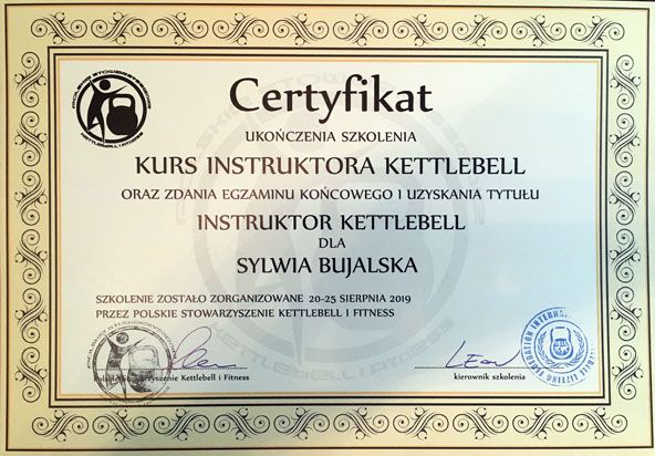 Instruktor Kettlebell certyfikat